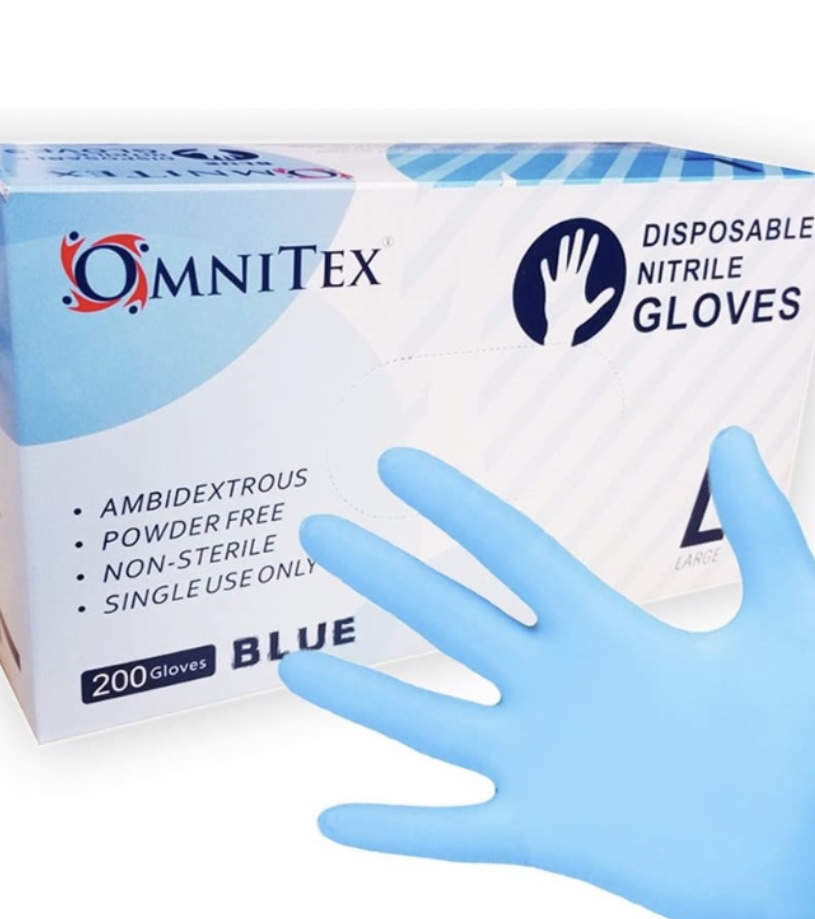 Blue Nitrile Gloves